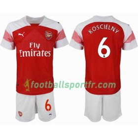Tenue Arsenal KOSCIELNY 6 Enfant Domicile 2018-2019 Maillot de Foot